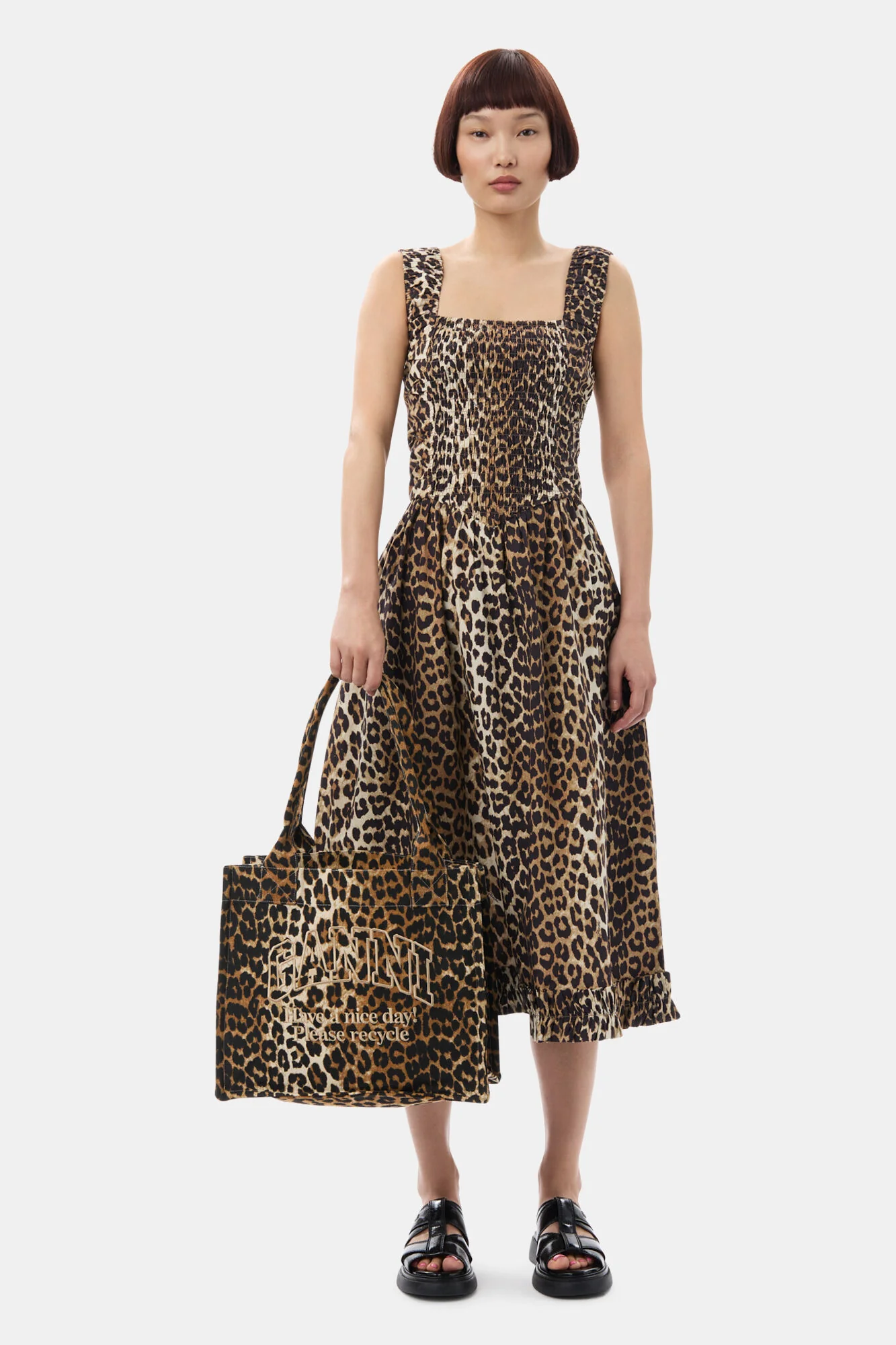 Leopard Large Easy Shopper - Image 2