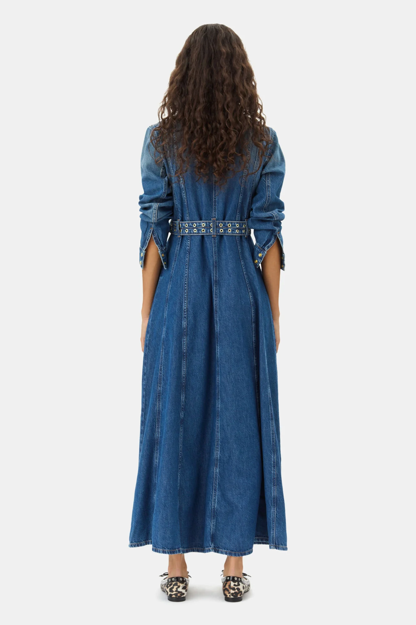 Light Denim Maxi Dress - Image 5