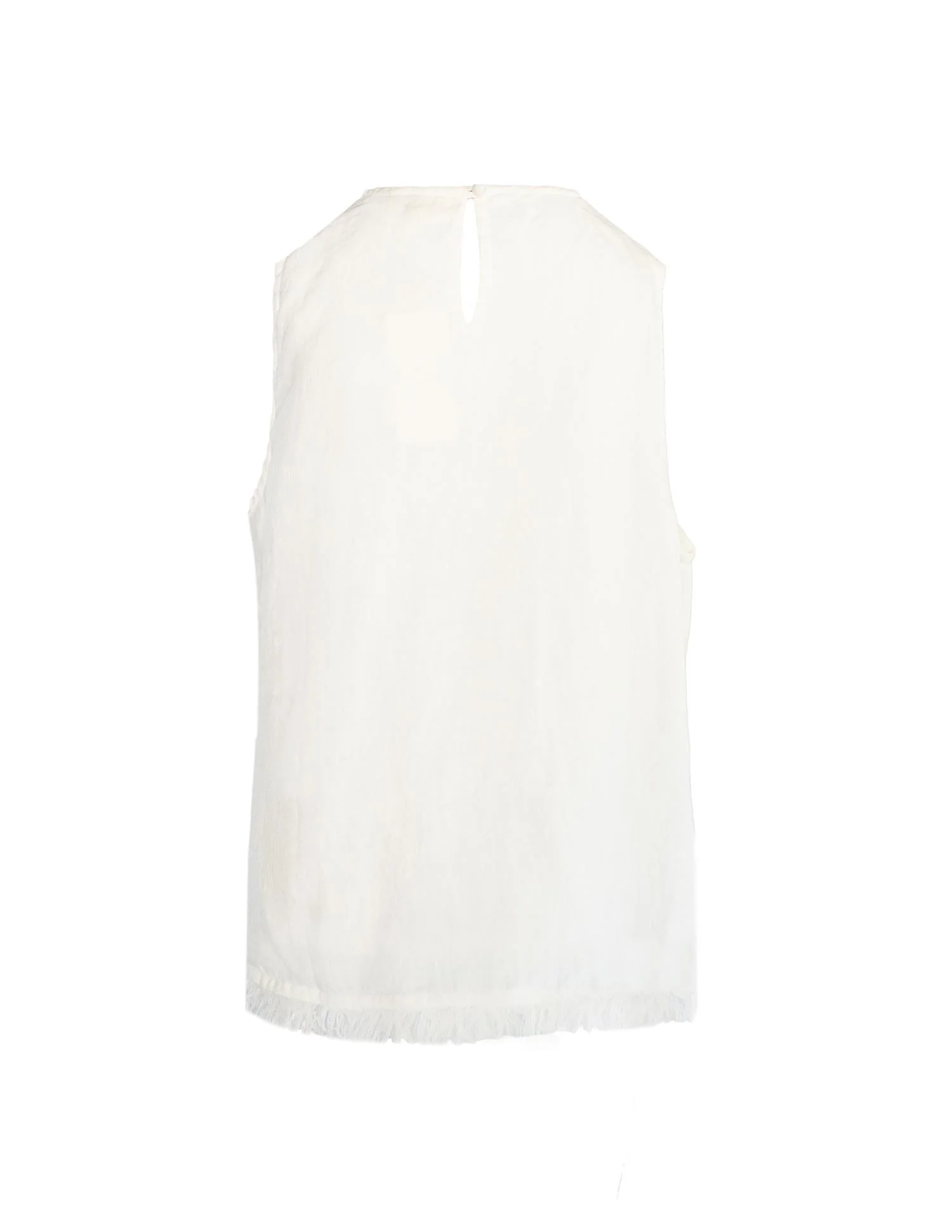 Lila Linen top White alyssum - Image 3
