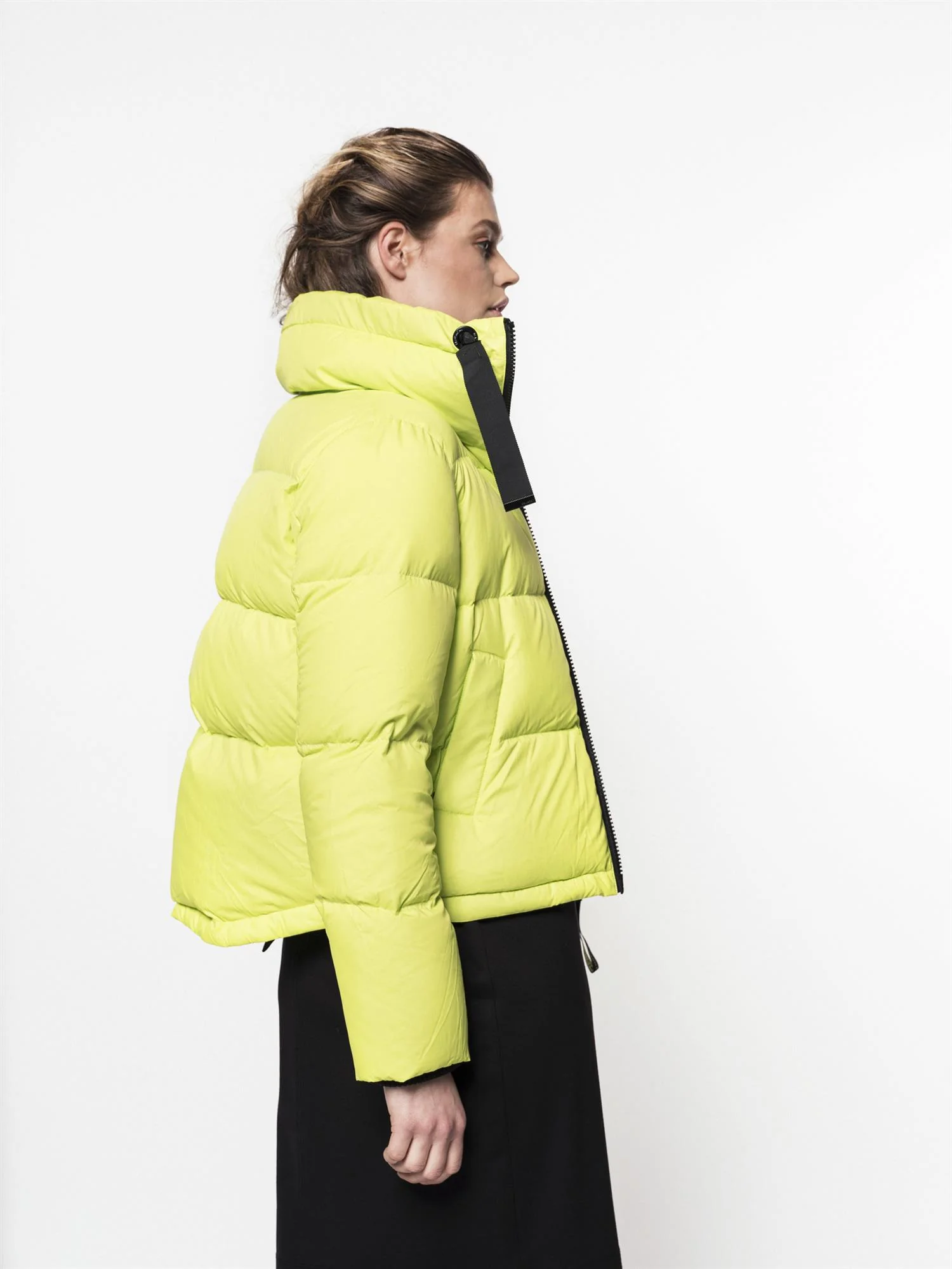 Lime Puffer Recycle short jacket - Image 3