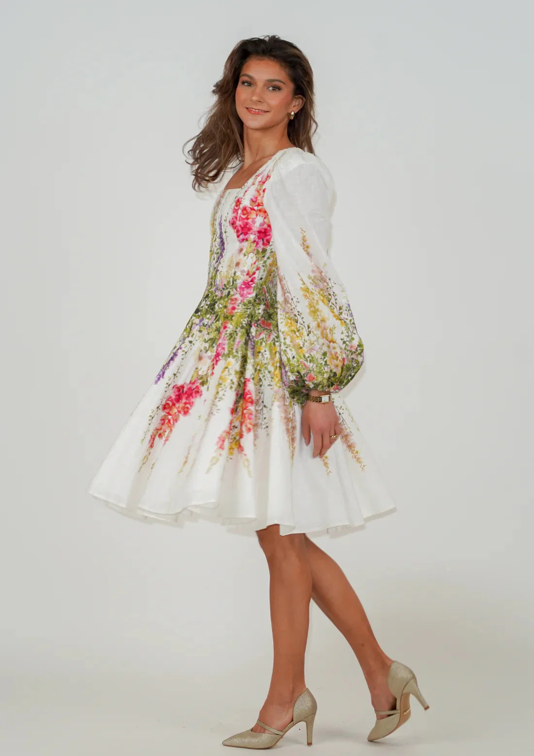 Long Sophie Dress Print - Image 4
