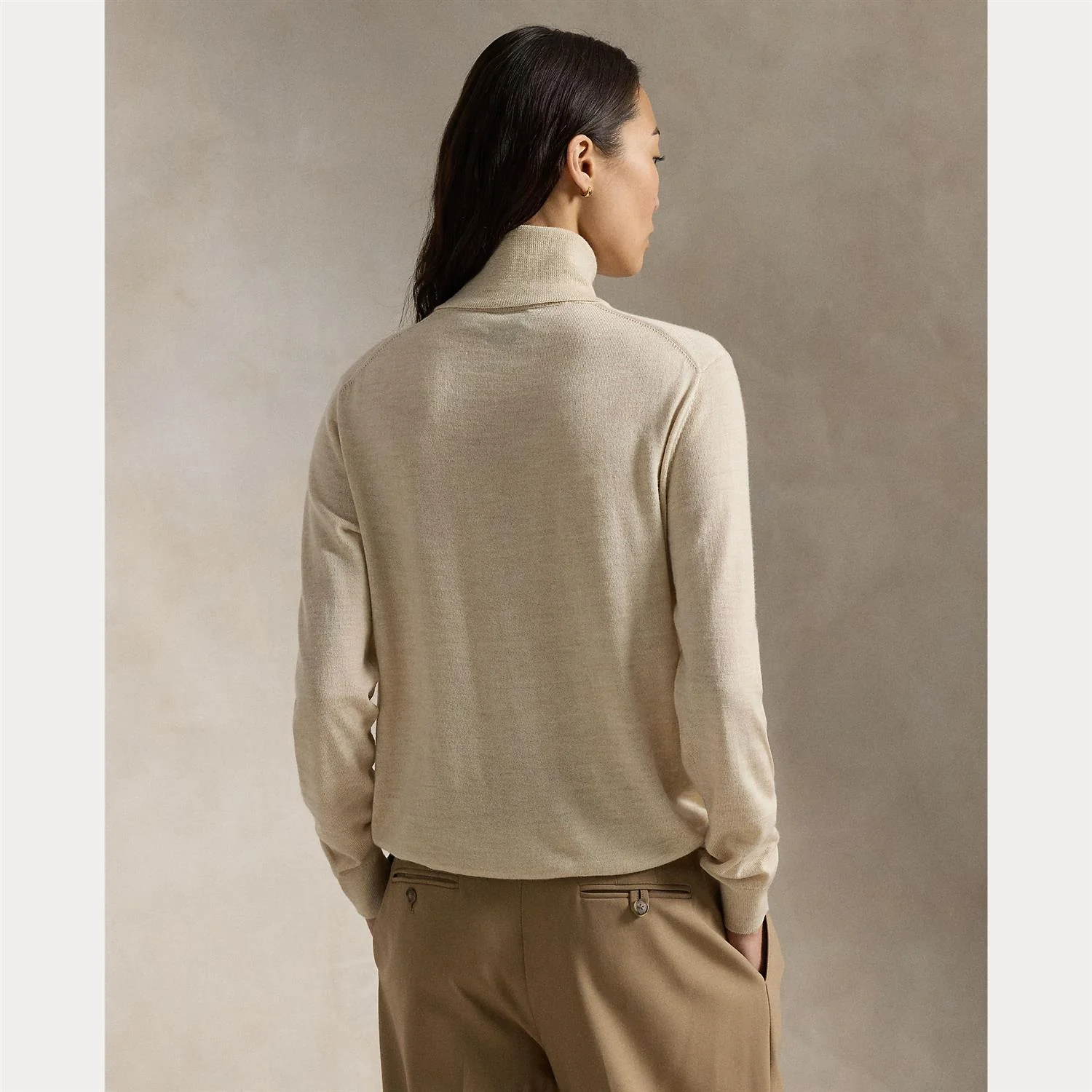 Lys beige Wool Turtlenecke Sweater - Image 4