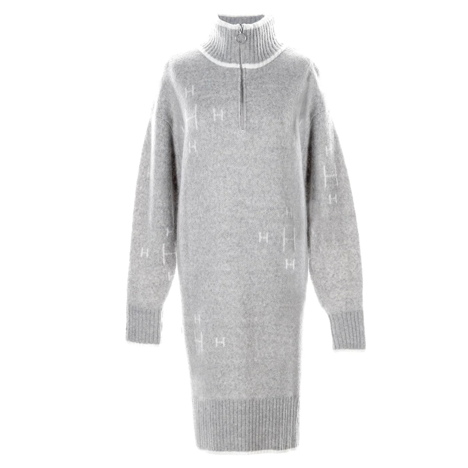 Lysegrå Iben Zip dress