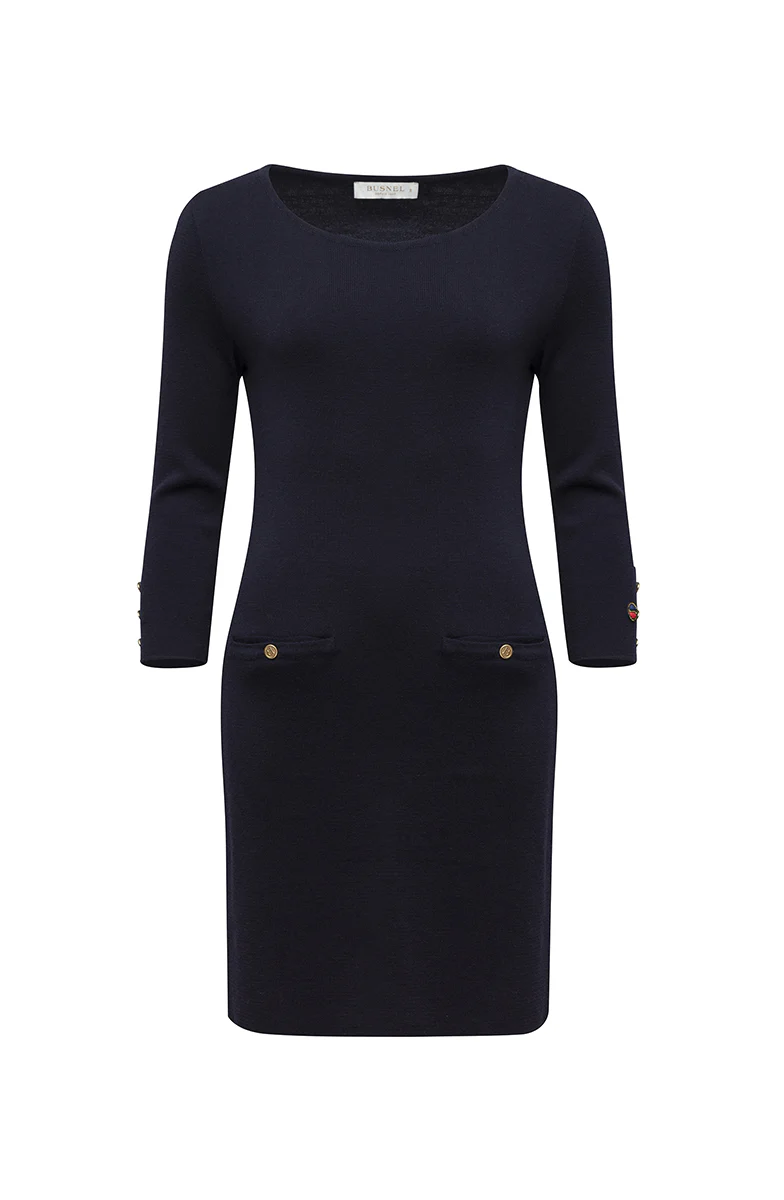 Marineblå Carmen dress
