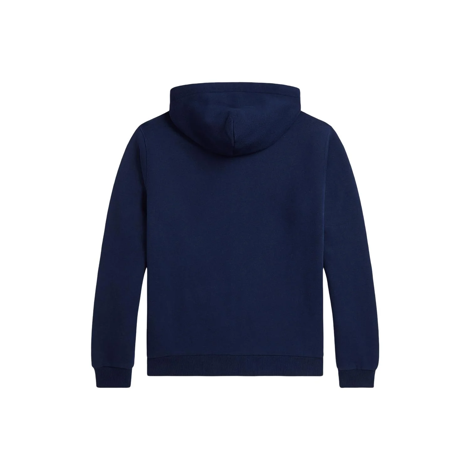 Marineblå Fleece full zip hoodie - Image 2