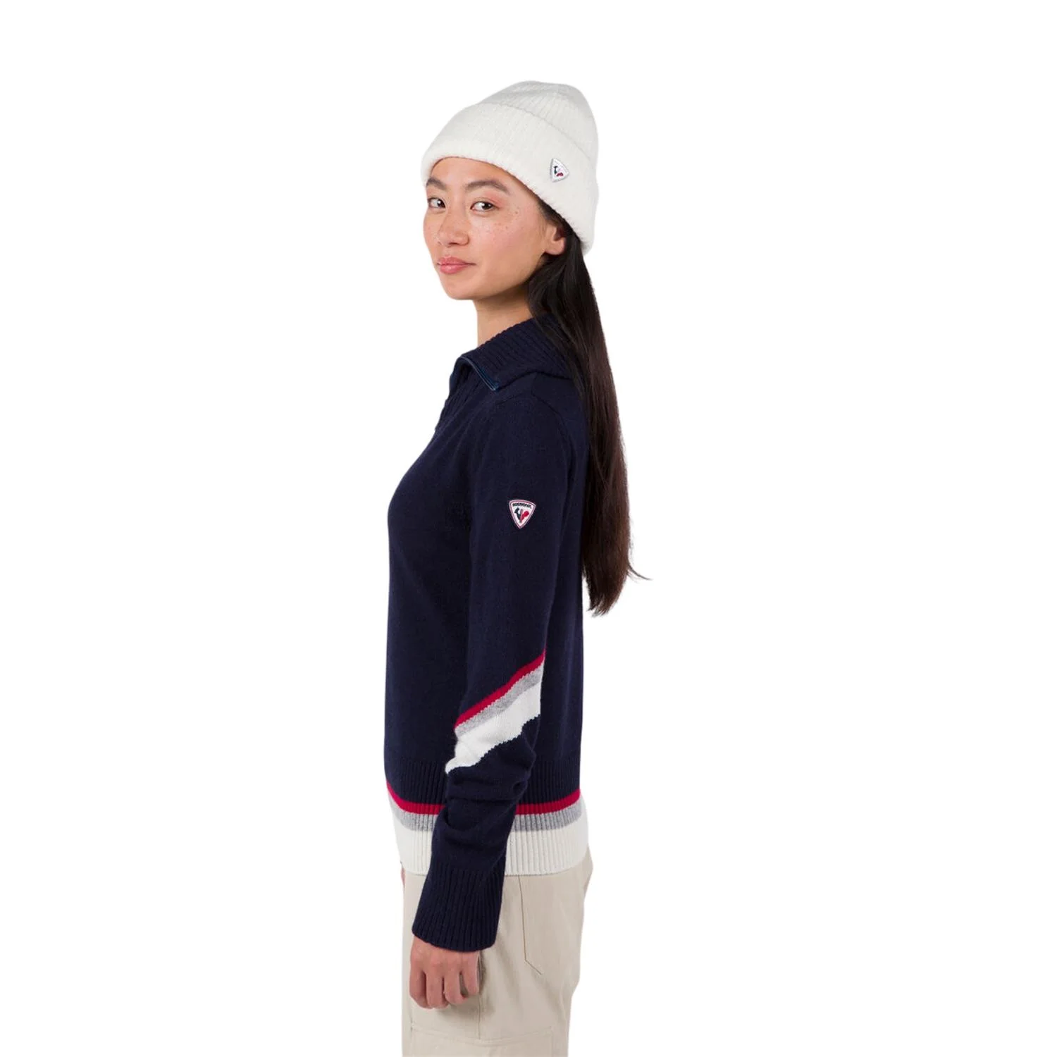 Marineblå W Alpine 1/2 Zip - Image 2