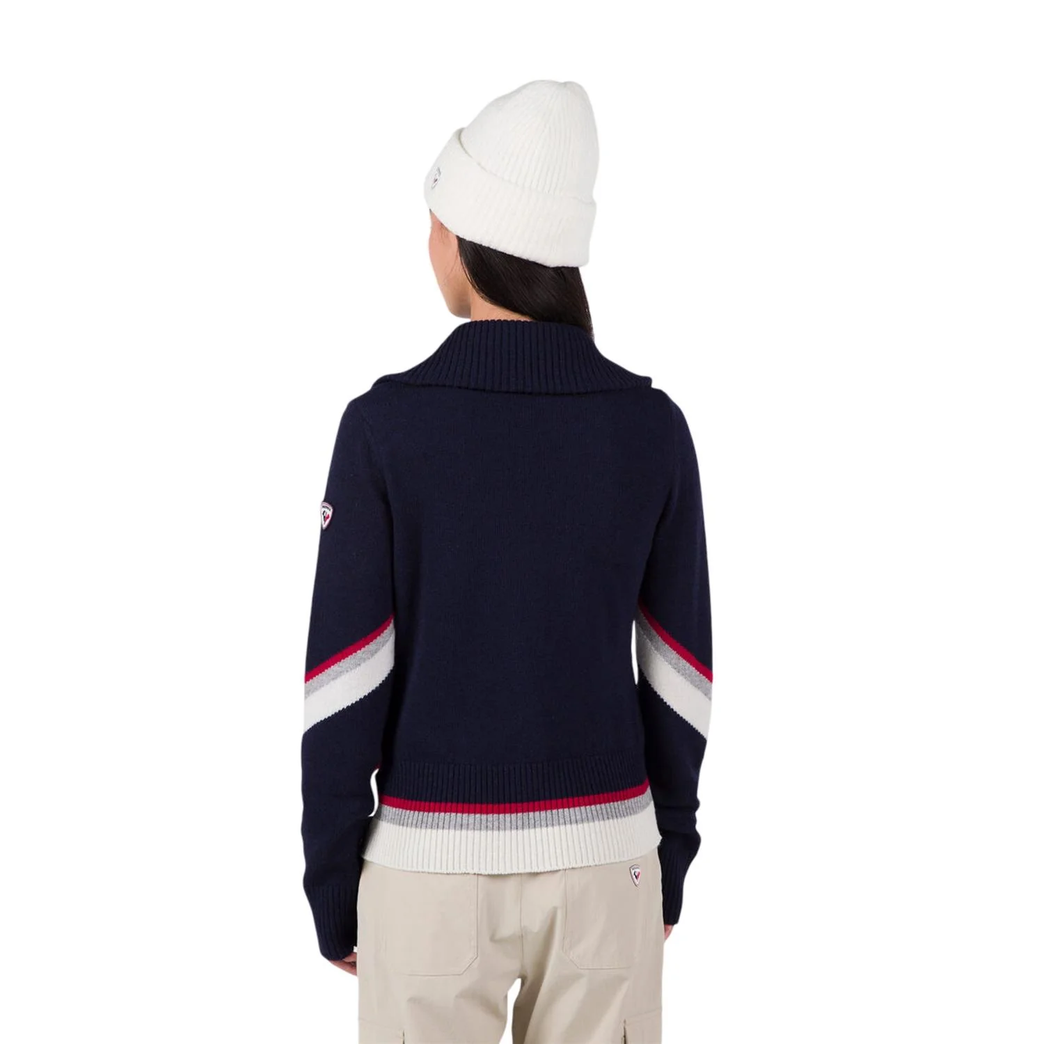Marineblå W Alpine 1/2 Zip - Image 3