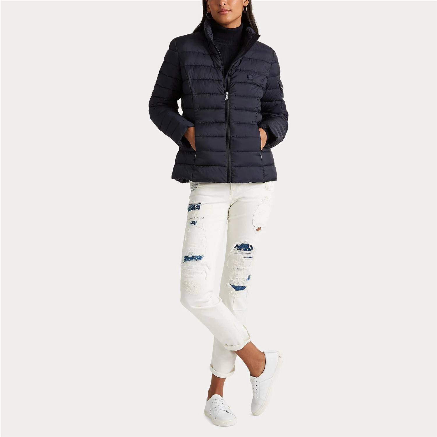 Marineblå Water Repellent jacket - Image 7