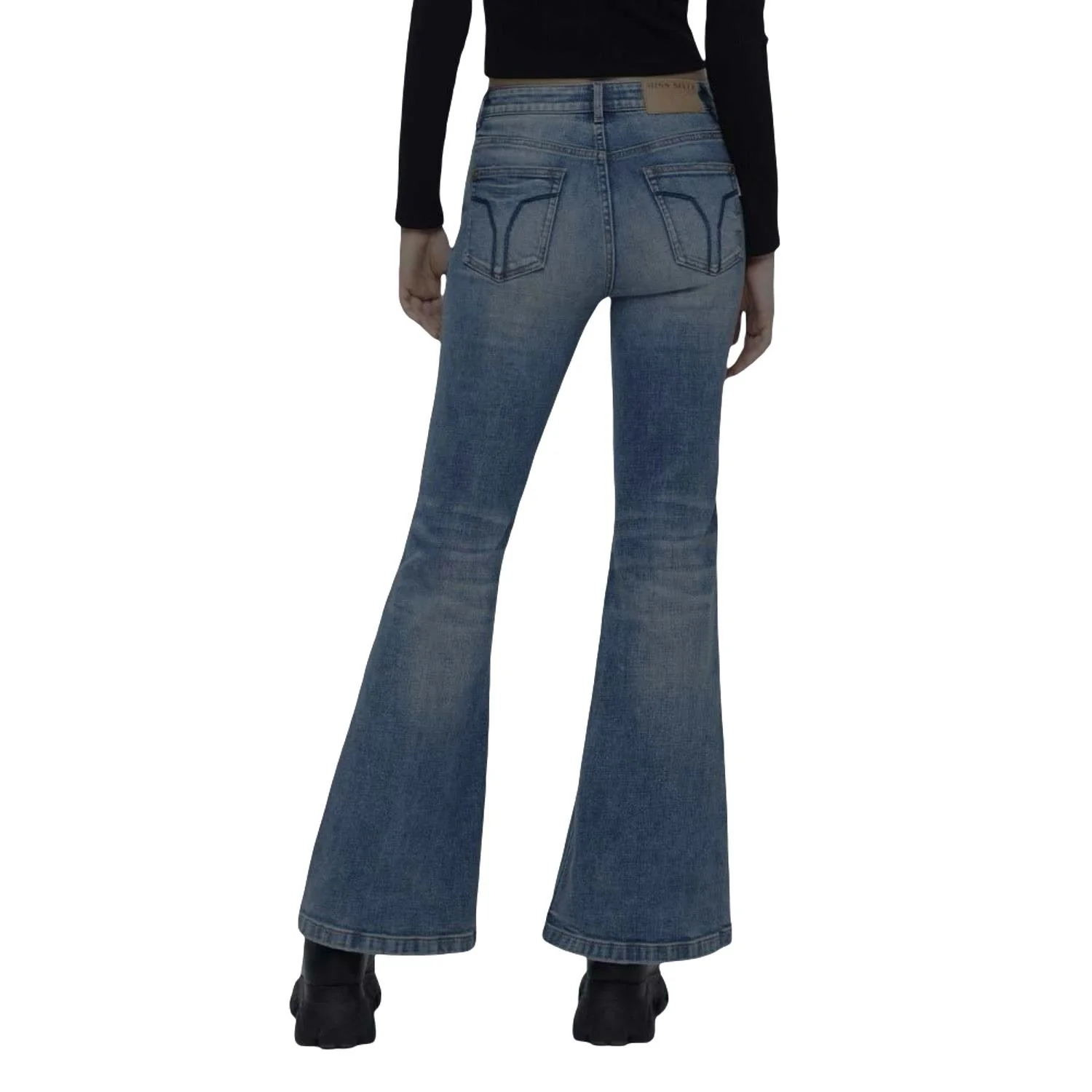 Middel Blue Denim Jeans - Image 2