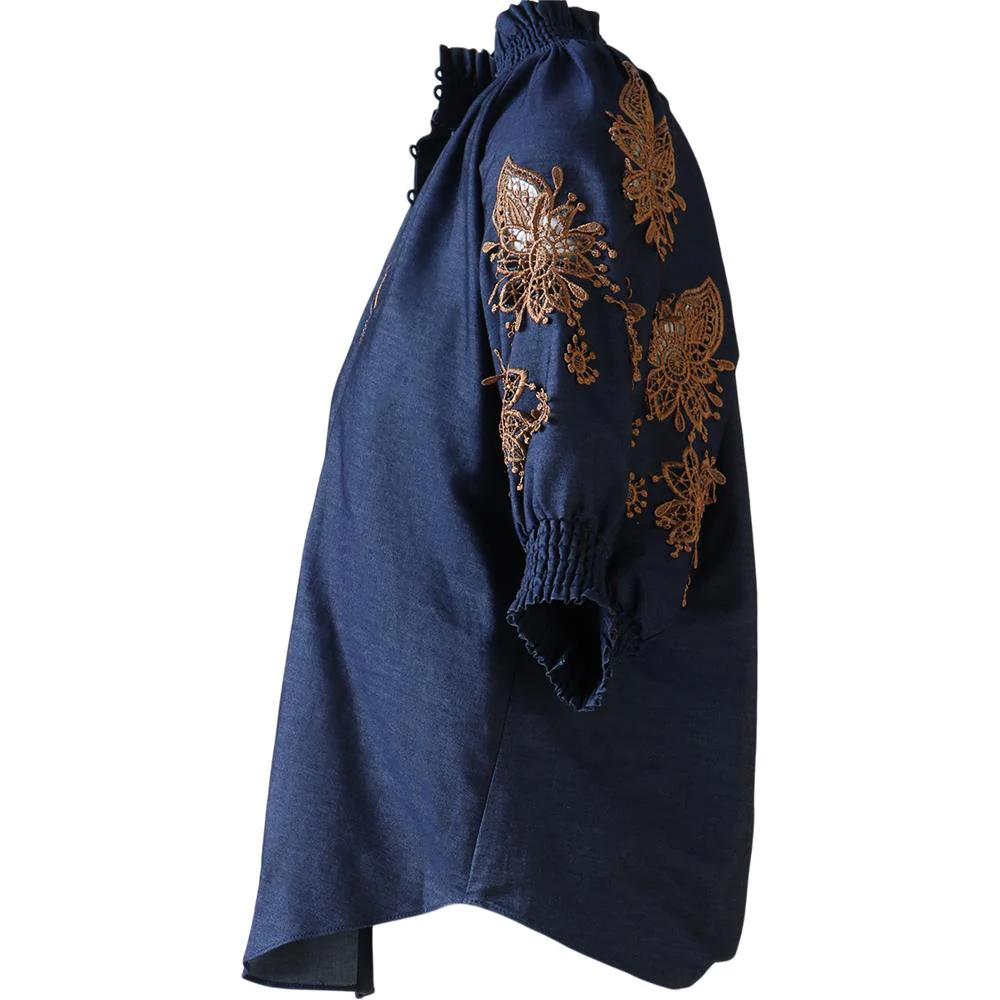 Mørkeblå Madisyn blouse - Image 7