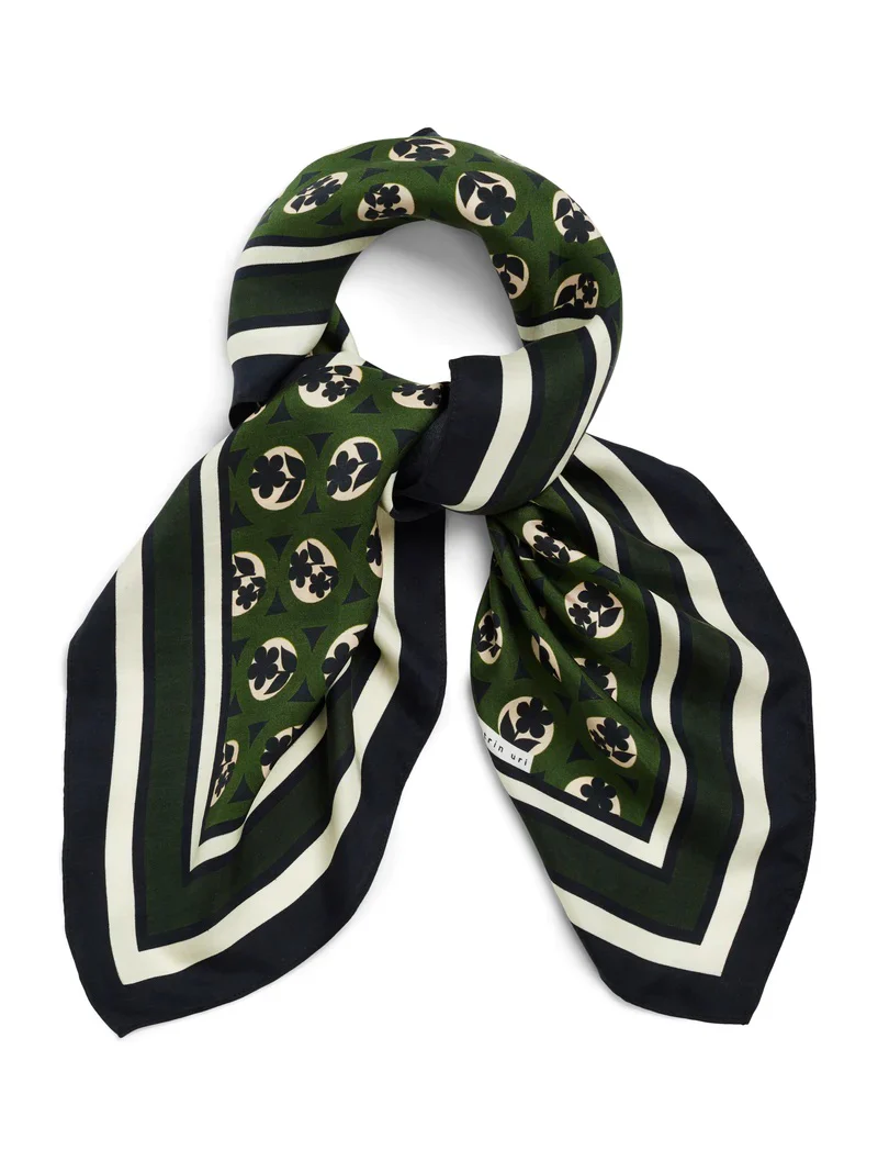 Multi Green Soho Scarf