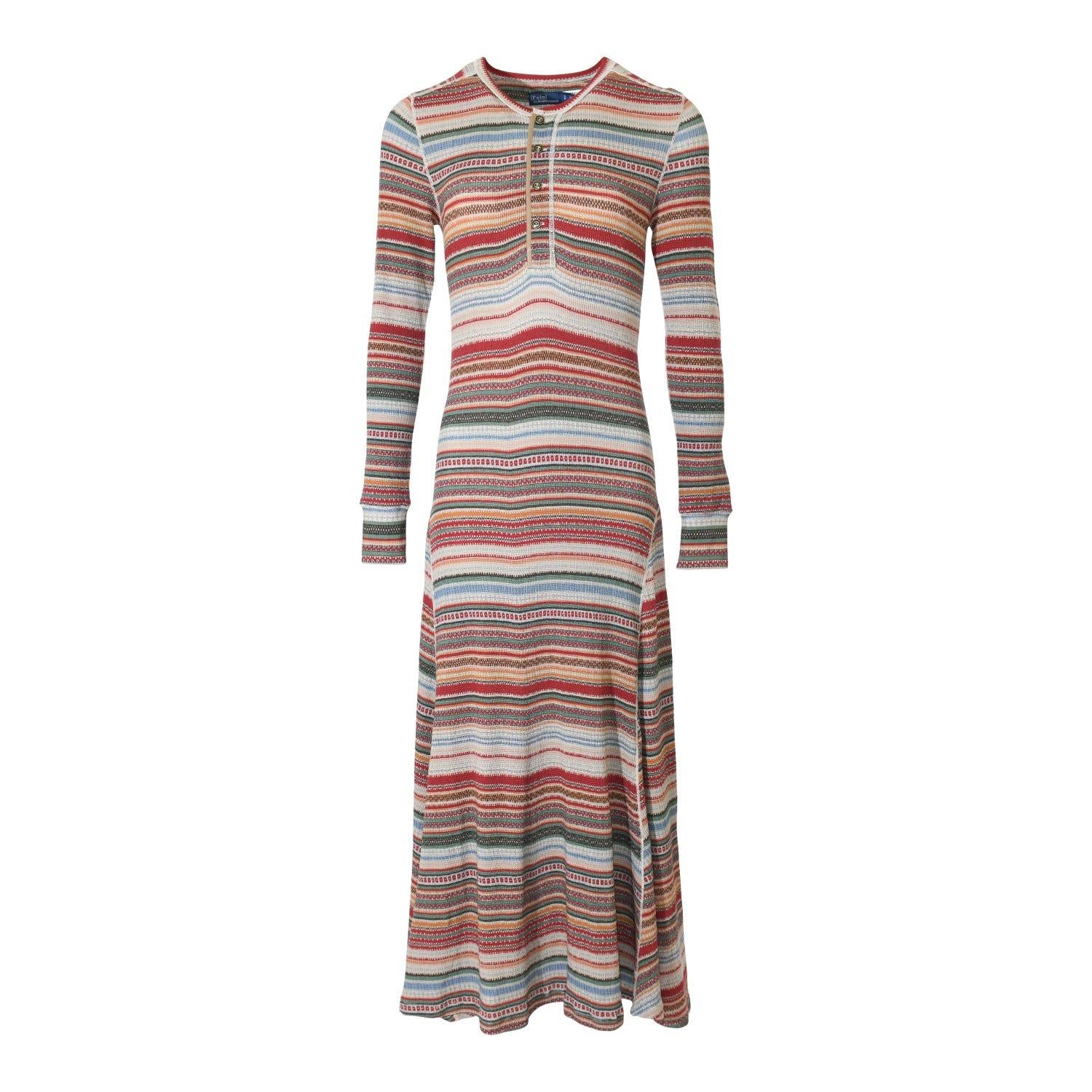 Multi Stripe PRT STR RWIE Day dress