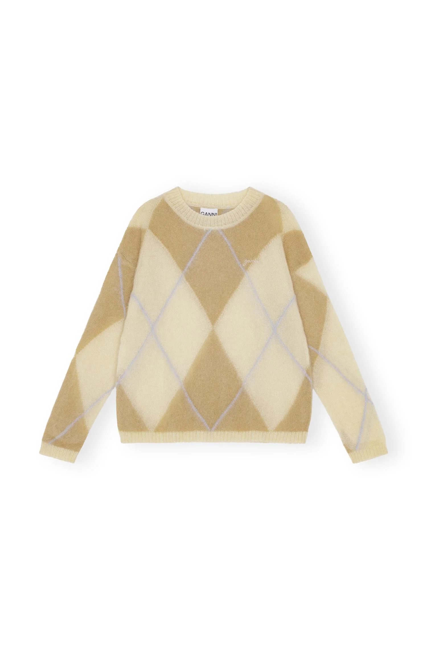 Multifarget Light Mohair O-neck Pullover