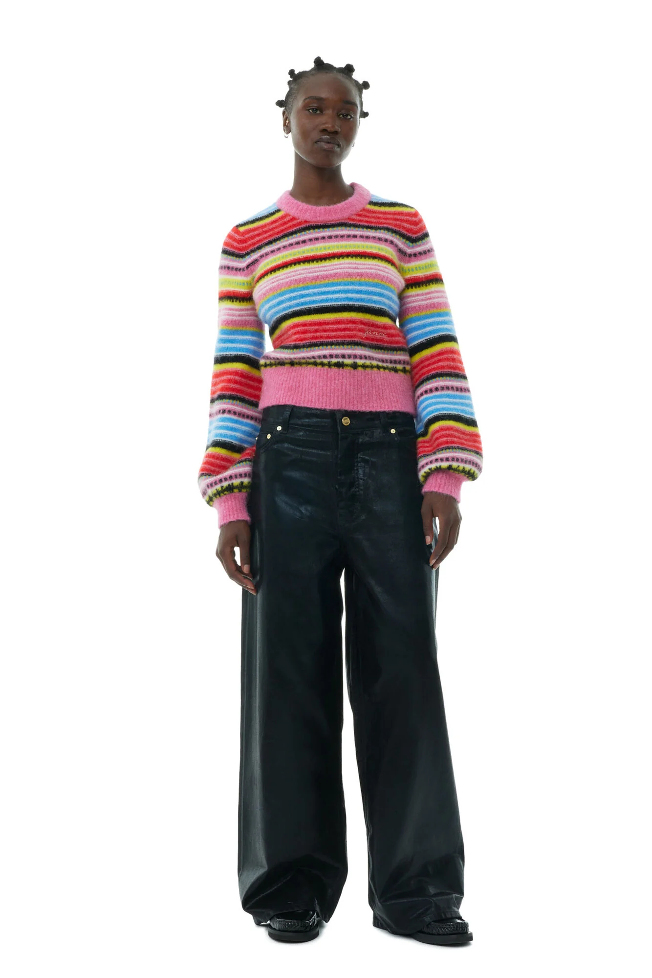 Multifarget Soft Wool Stripe =-neck - Image 4