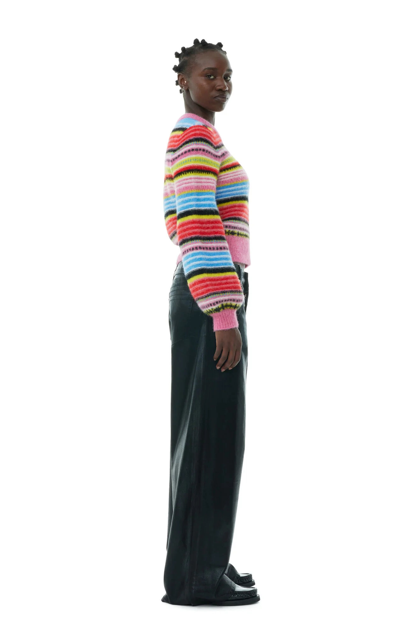 Multifarget Soft Wool Stripe =-neck - Image 5