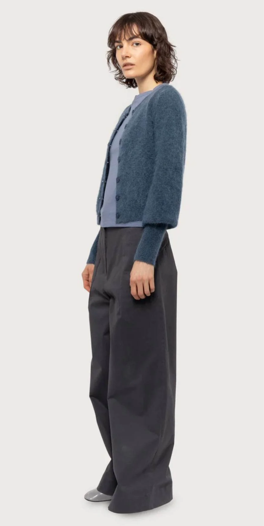 North Blue Sea Mohair Petit cardigan - Image 2