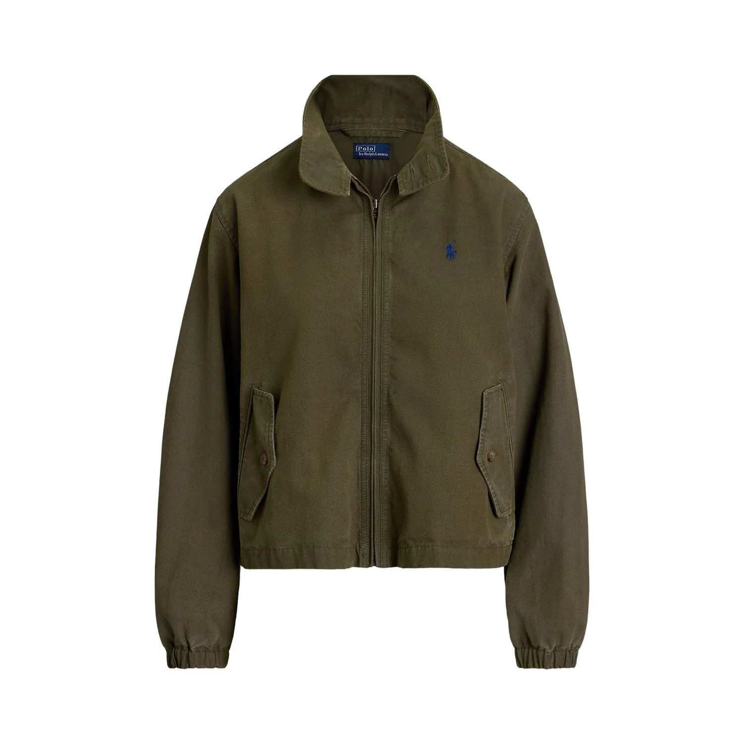 Olive Cotton Canvas Jacket