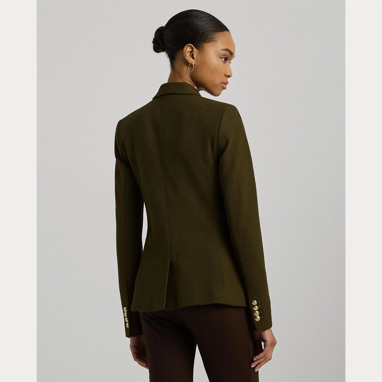 Oliven Bullion Jacard Blazer - Image 4