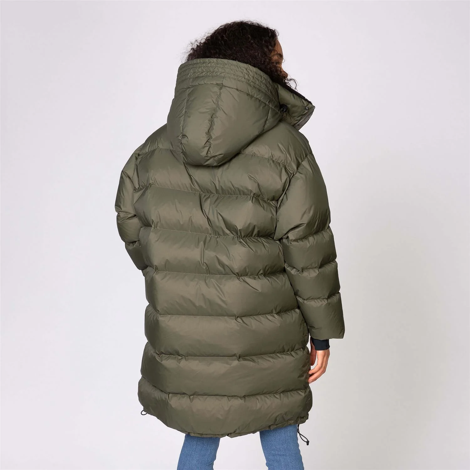 Oliven Canis Down Coat - Image 4
