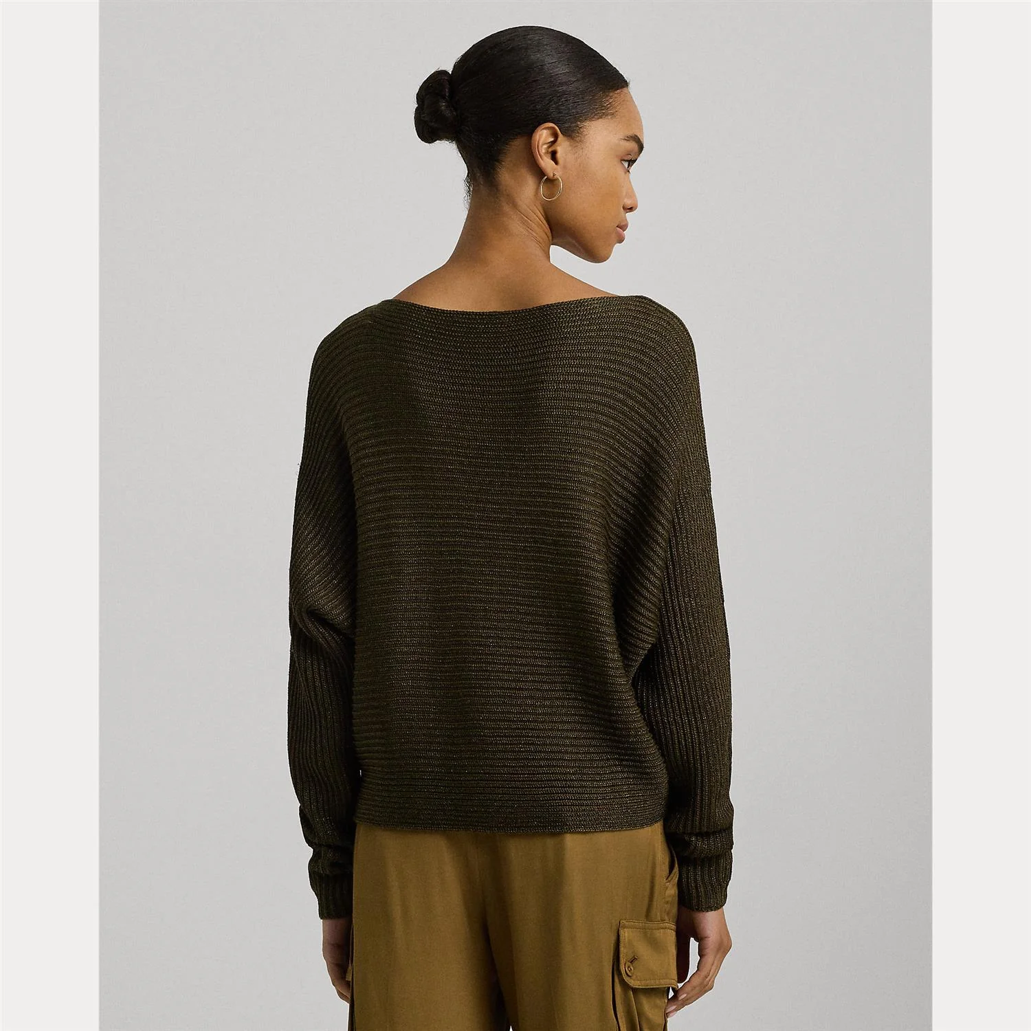 Oliven Metalic Boatneck sweater - Image 4