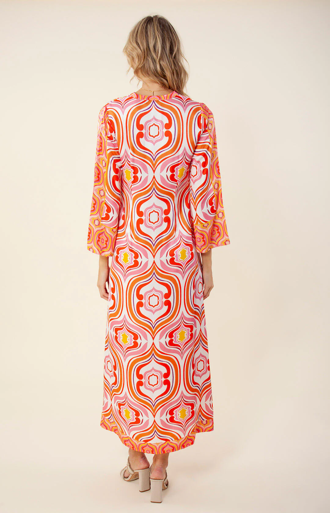 Orange Karina Long Dress - Image 4