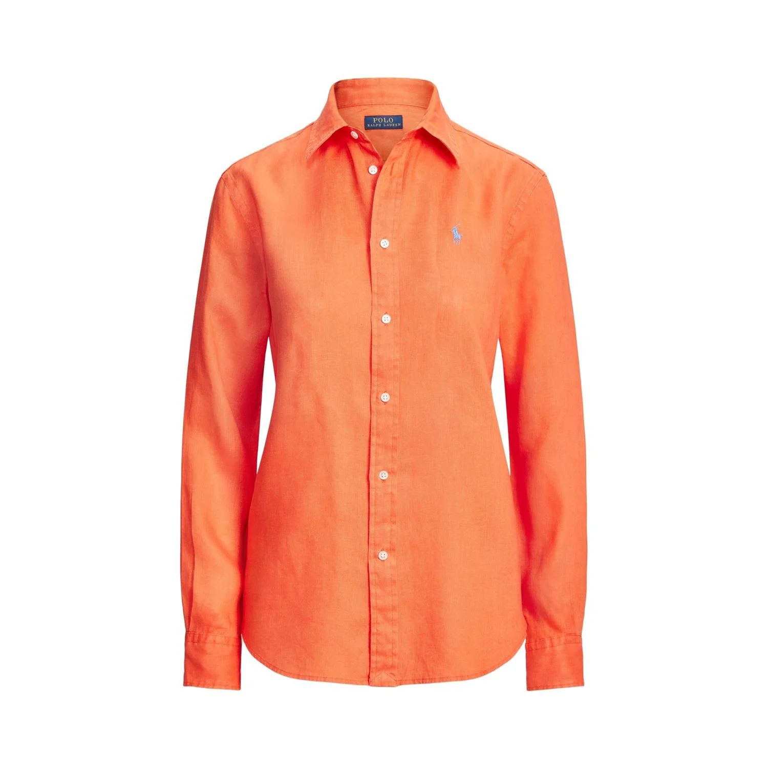 Orange Relaxed Long sleeve shirt