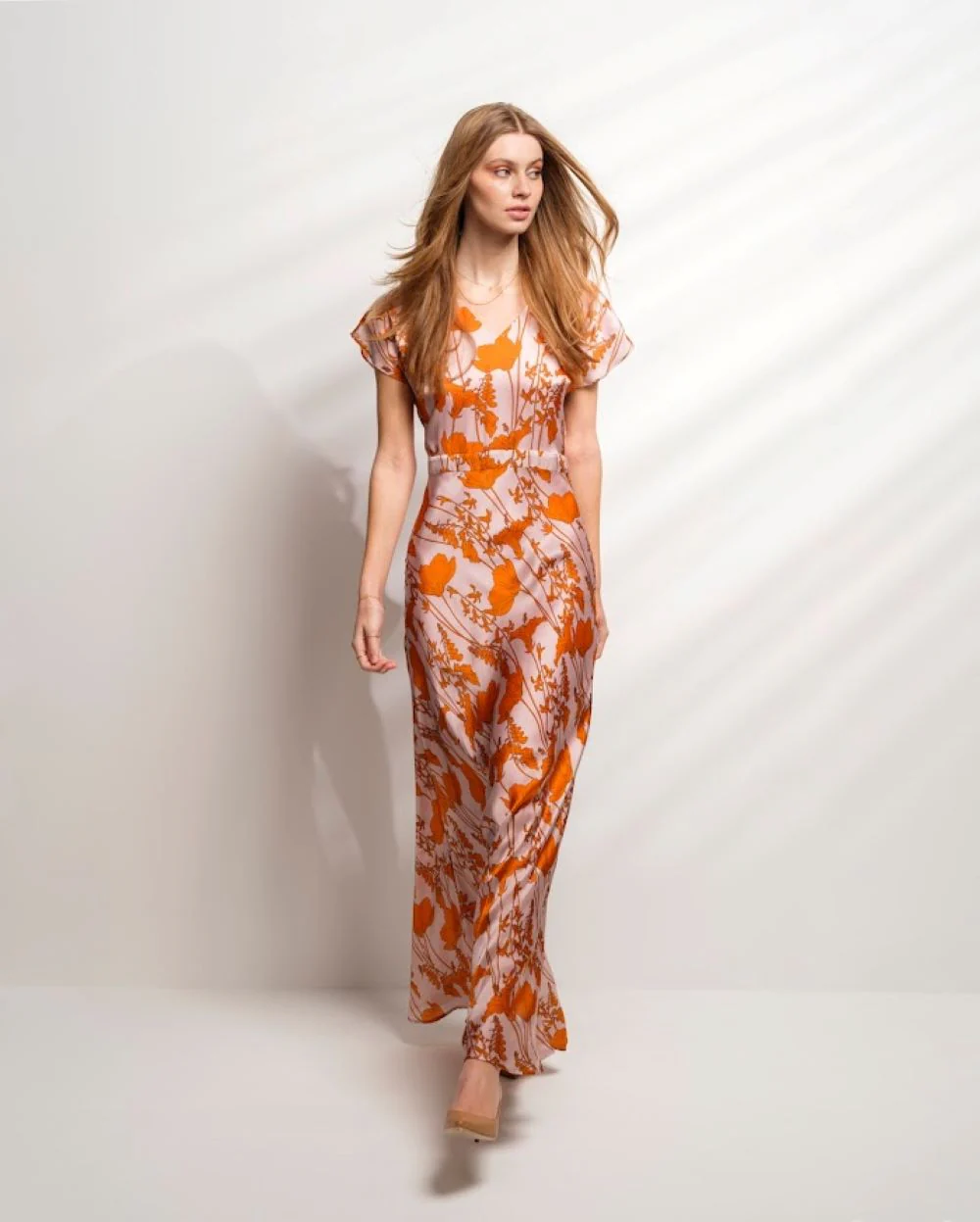 Pink/Coral Metzo Dress - Image 4