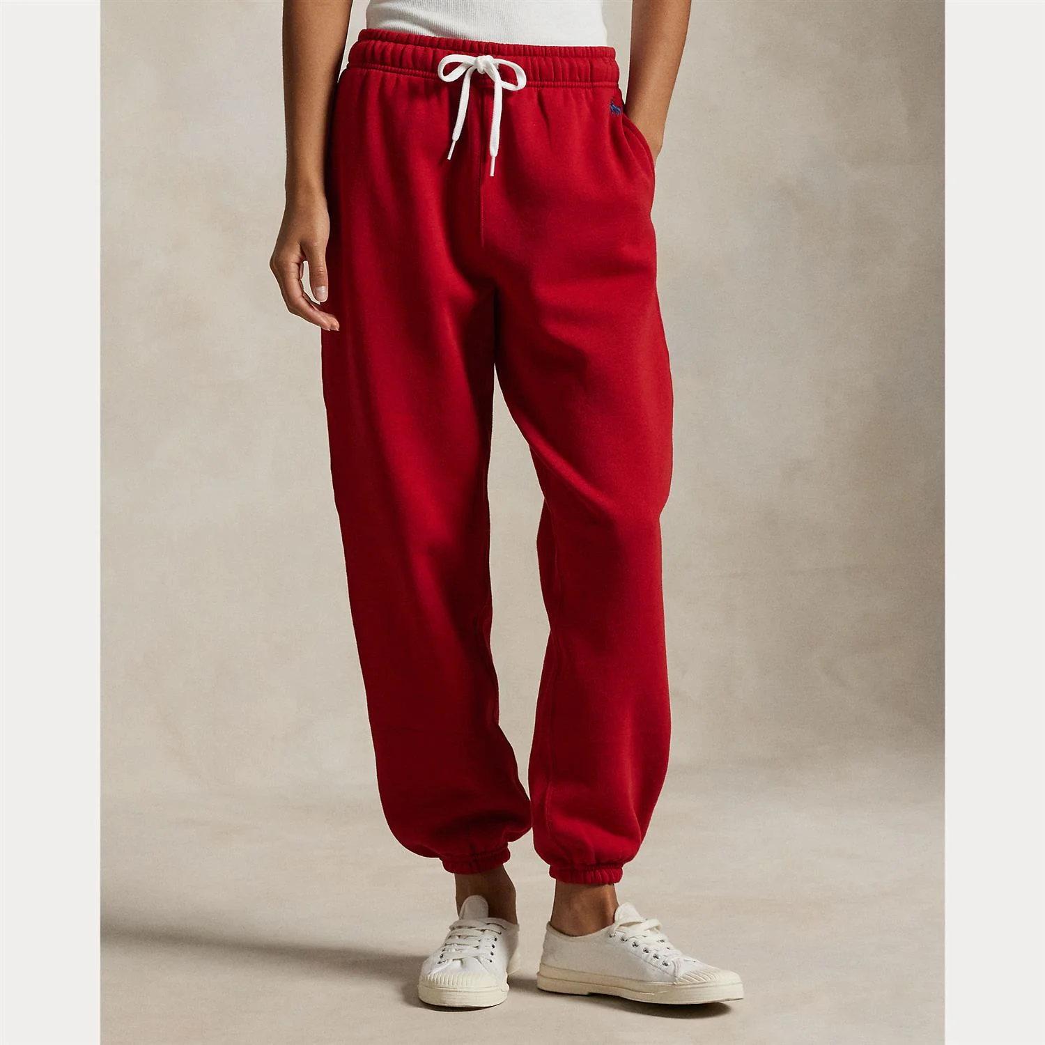 Rød Fleece Athletic Pant - Image 3