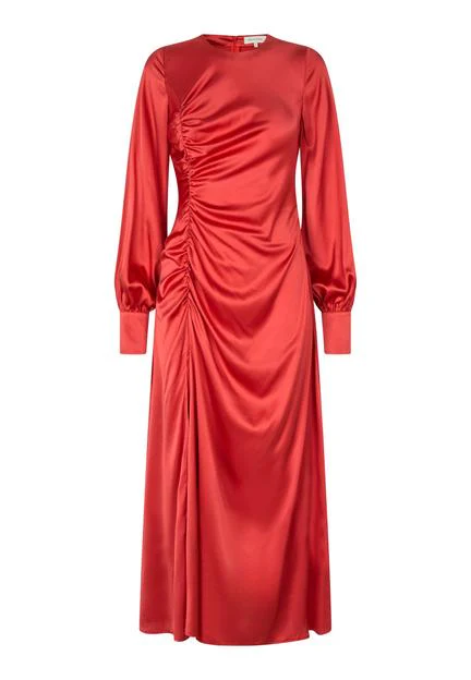 Rød MajDea Dress with draping details