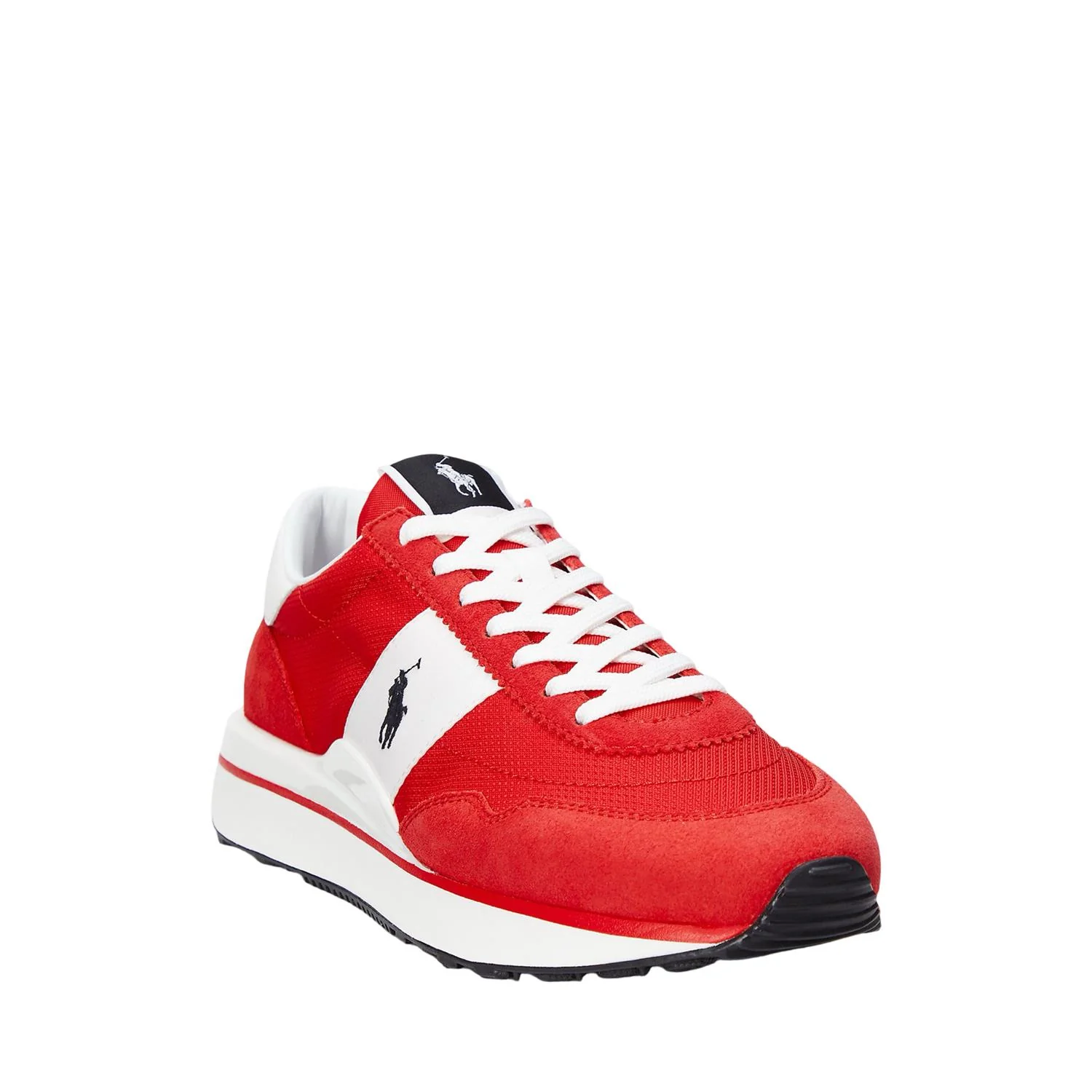Røde Train 89 Leather & Cancas Sneakers - Image 2