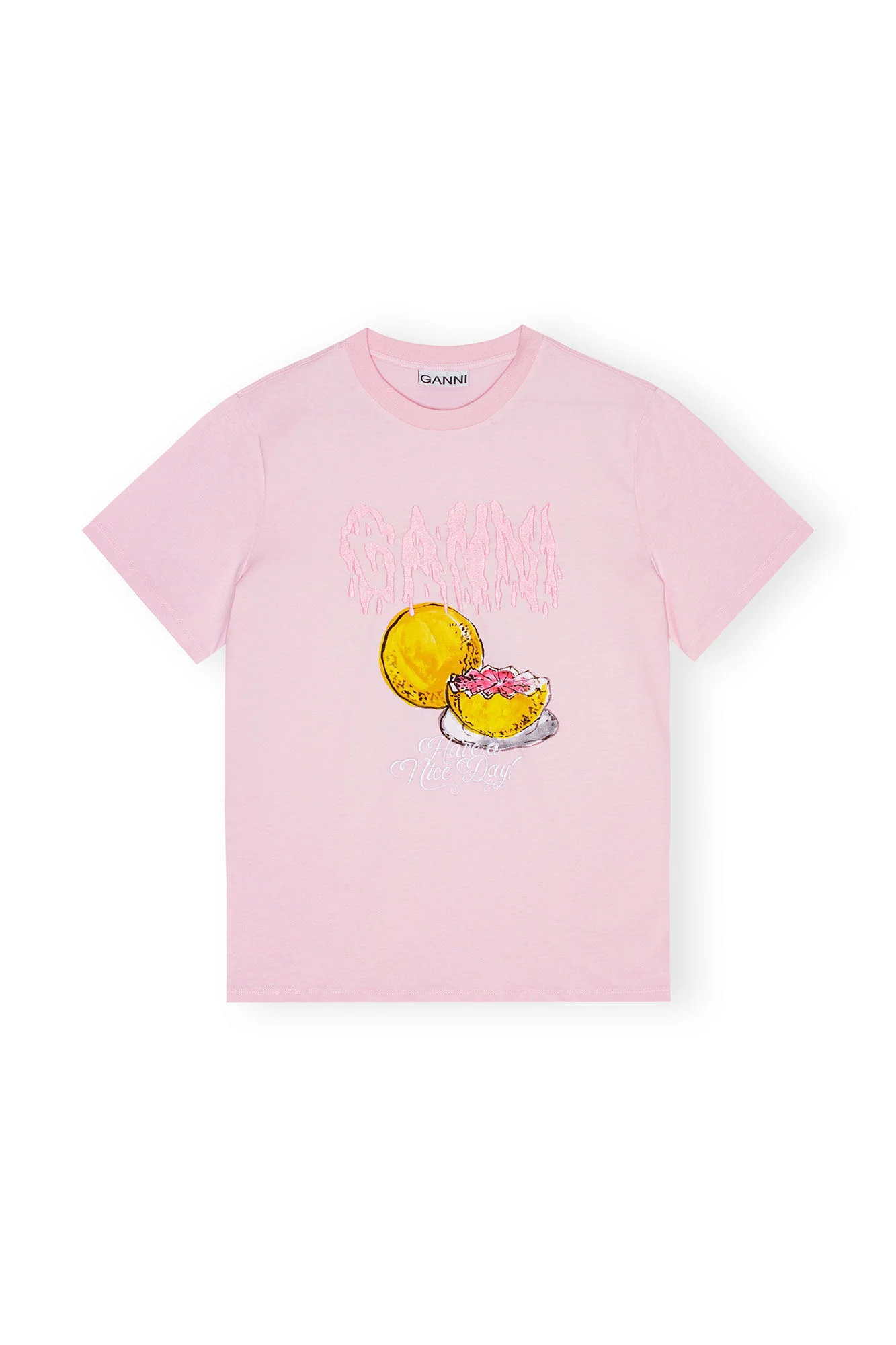 Rosa Basic Jersey Grapefruit Relaxed T-shirt
