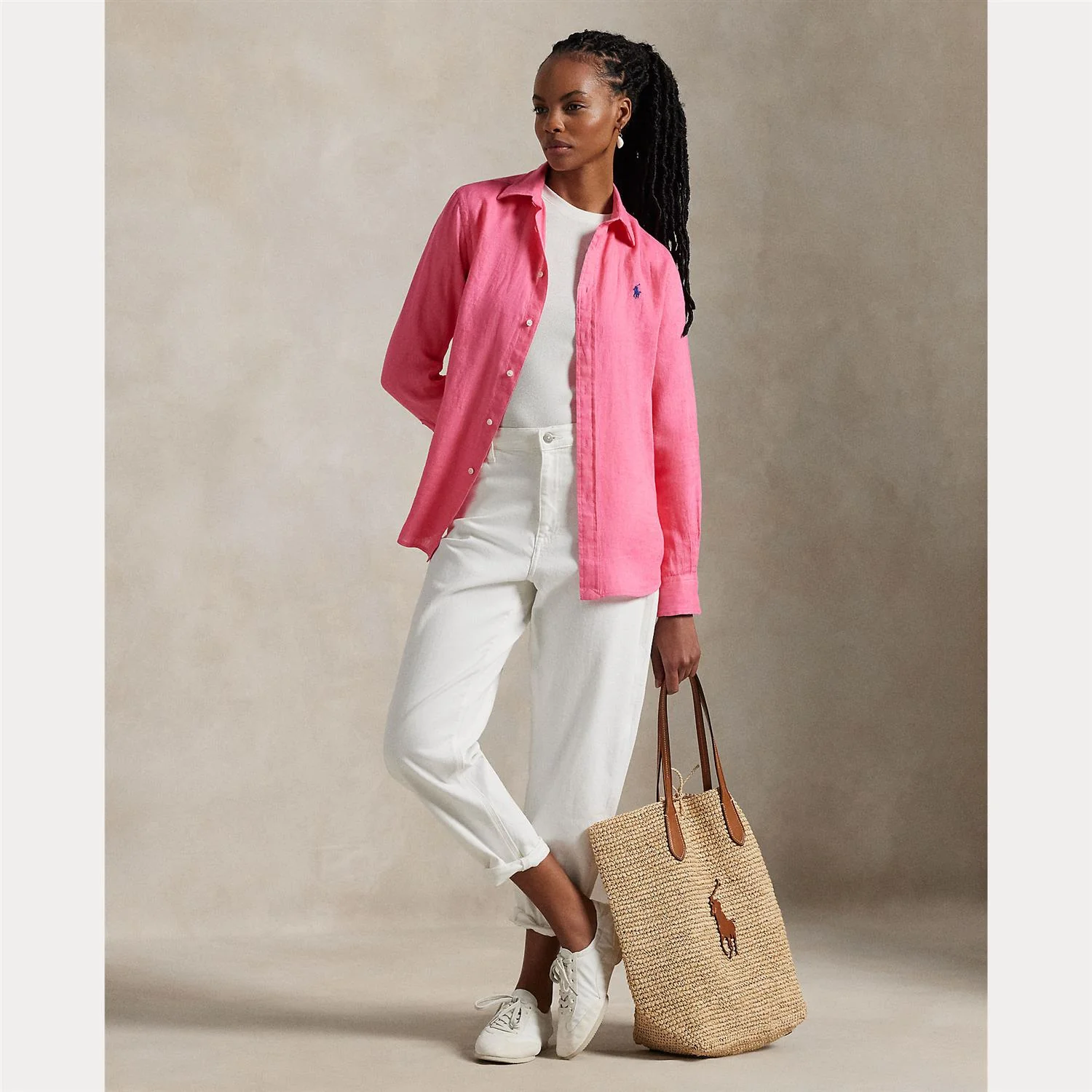 Rosa Classic Fit Linen Shirt - Image 3
