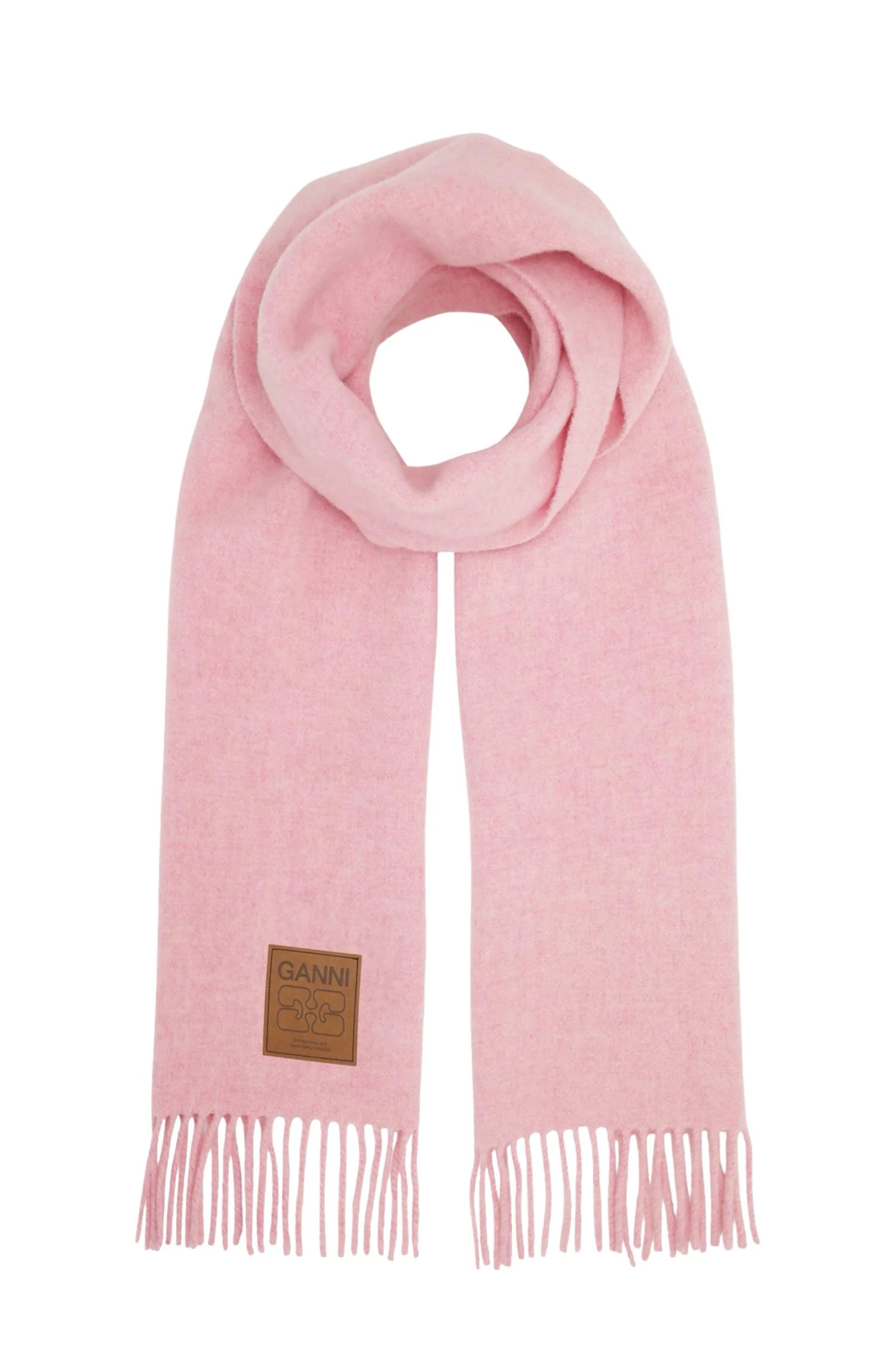 Rosa Double Face Wool Solid Scarf