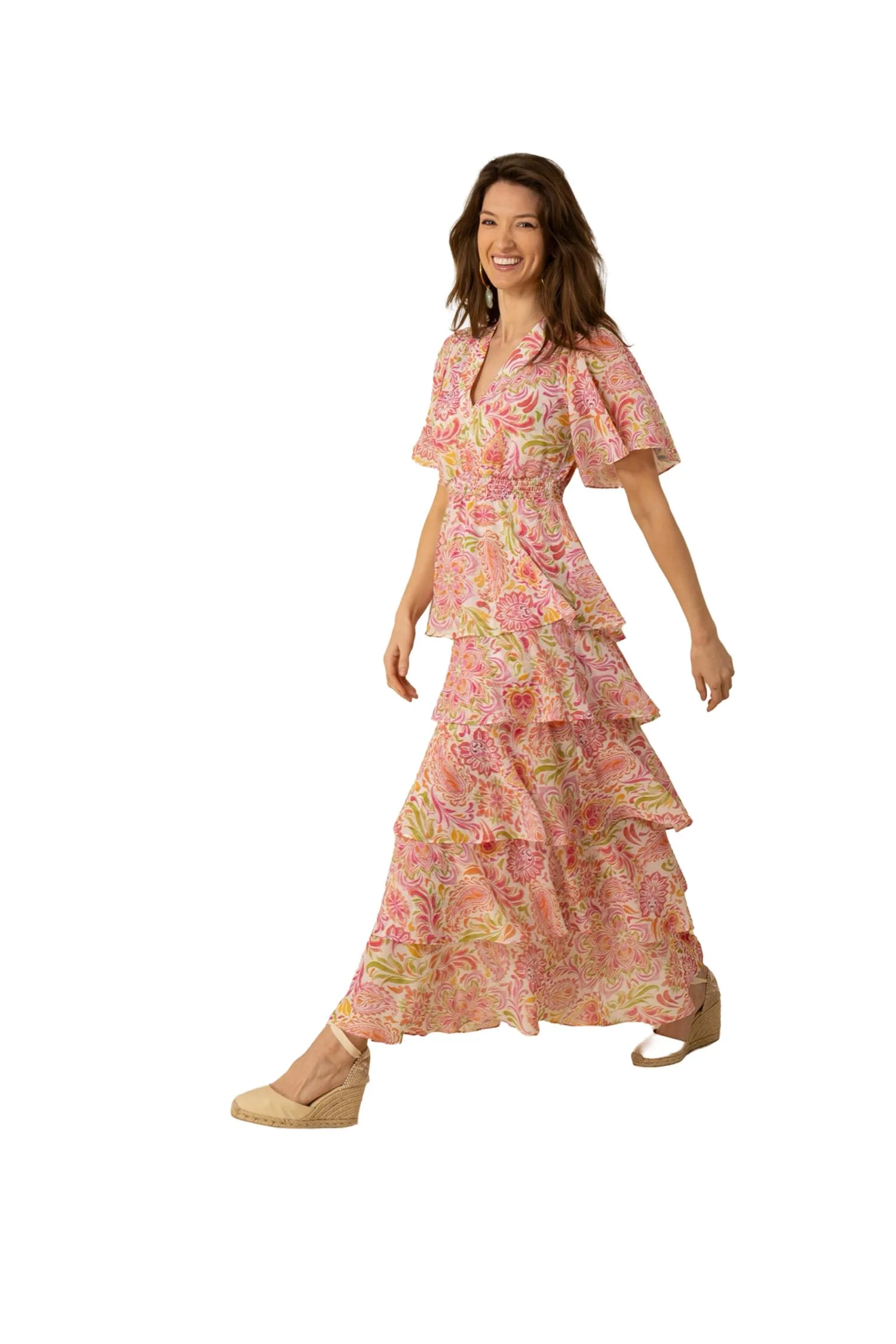 Rosa Karsyn Dress W Tiere Skirt - Image 3