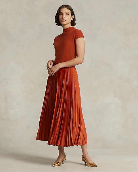 Rust SS Wonda Short SLV Day Dress - Image 2