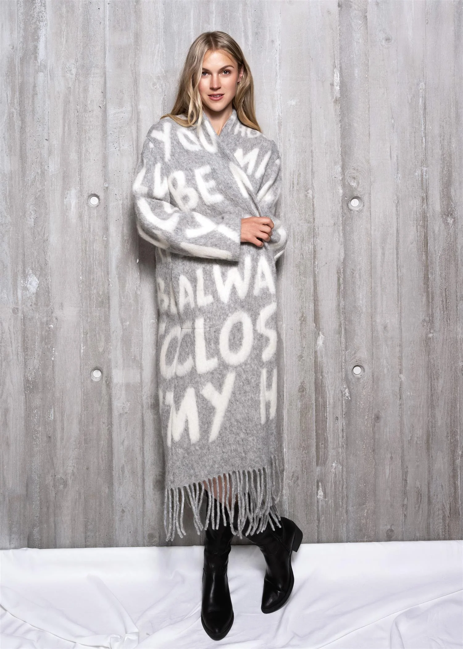 Silver Grey Sofia Coat - Image 3