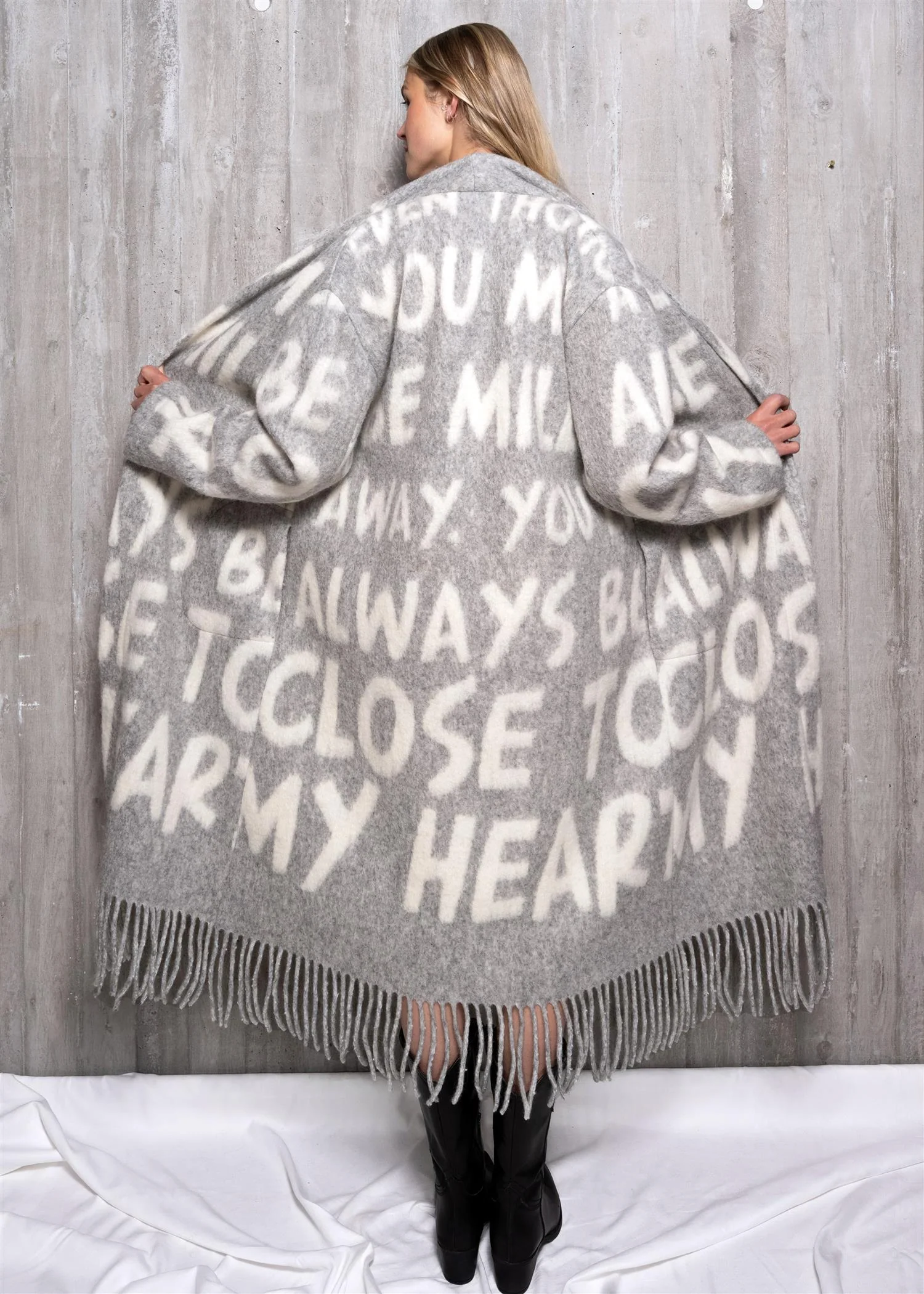 Silver Grey Sofia Coat - Image 4