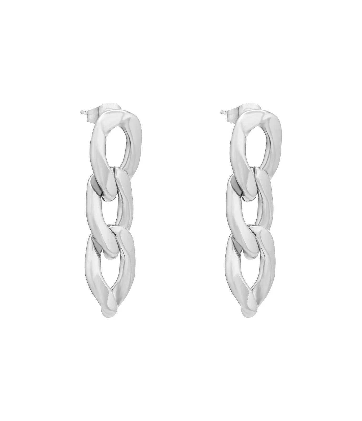 Sølv Milano chain earring - Image 2