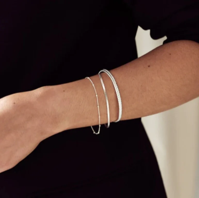 Sølv Satelitte armbånd - Image 3