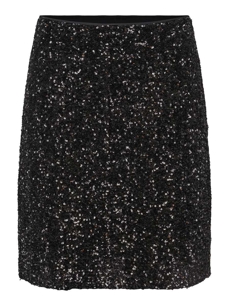 Sort A-shape Sequins Skirt