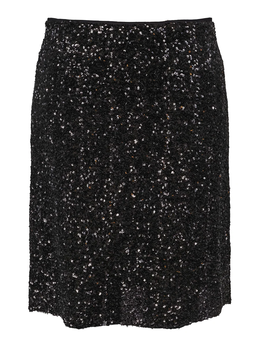 Sort A-shape Sequins Skirt - Image 2