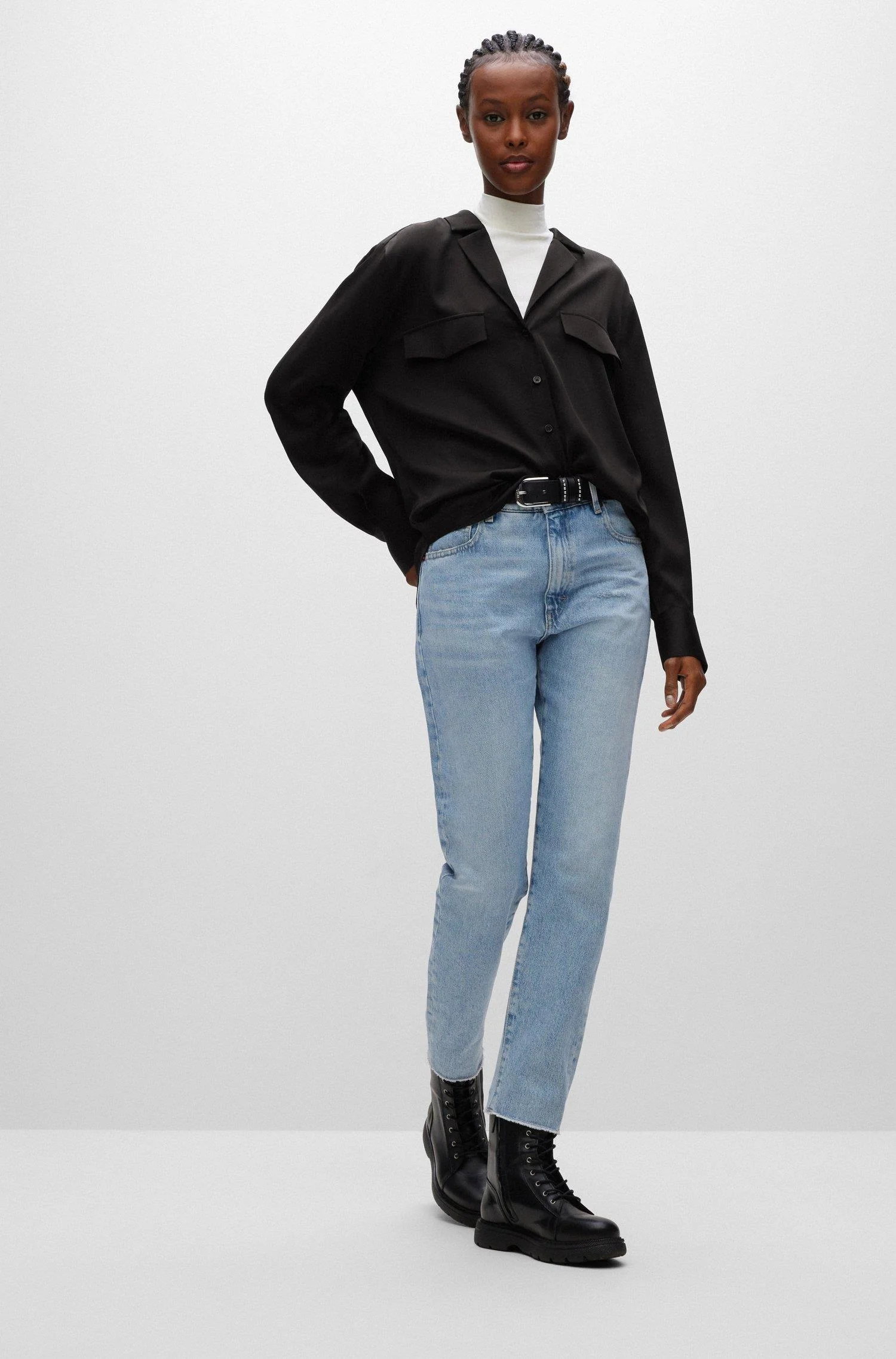 Sort Banena bluse - Image 4