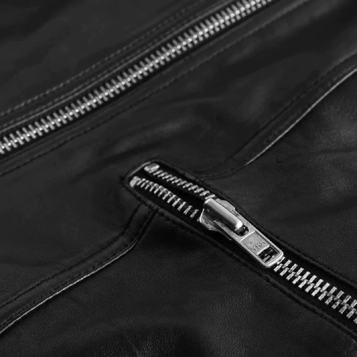 Sort Biker jacket - Image 5