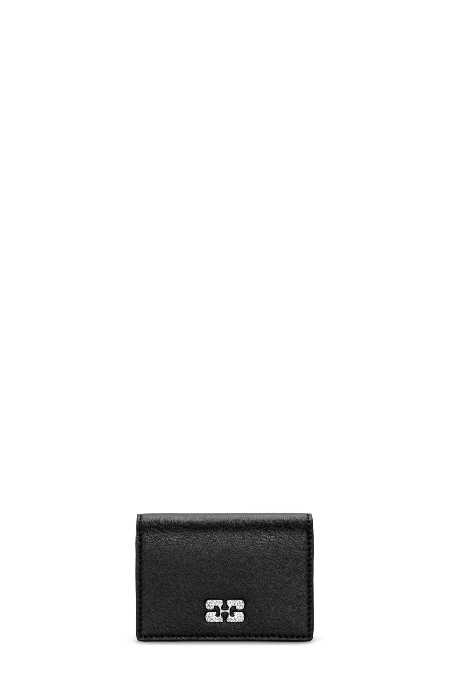 Sort Bou Flap Card Holder Strass