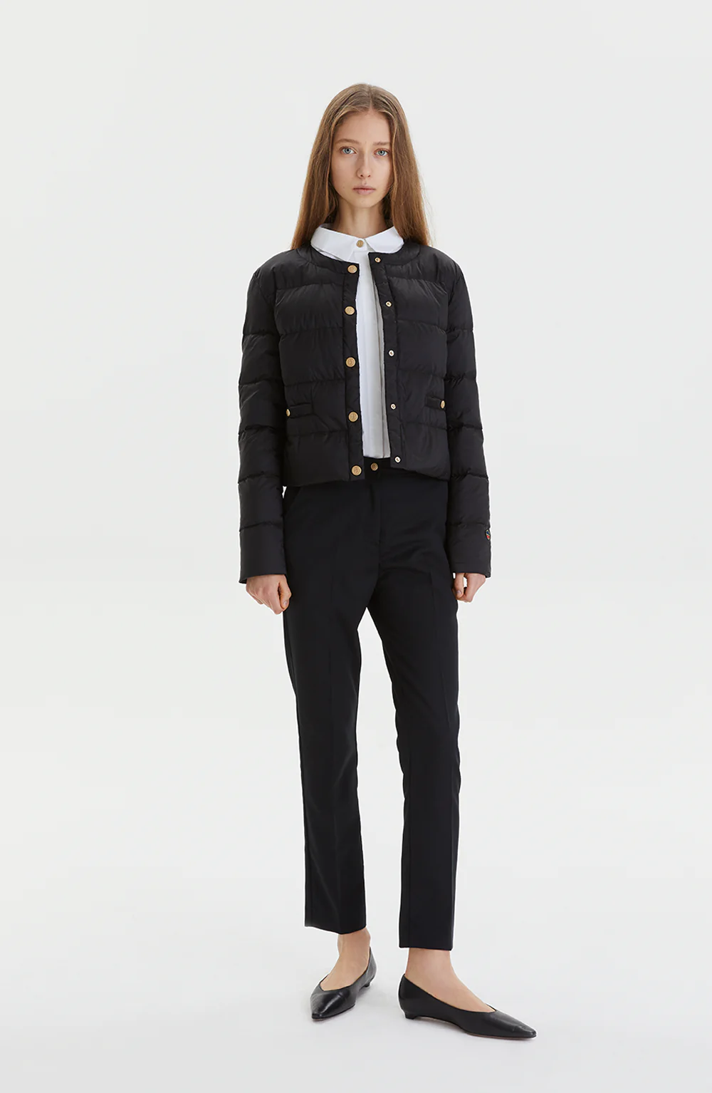 Sort Busnel Ingrid down jacket - Image 4