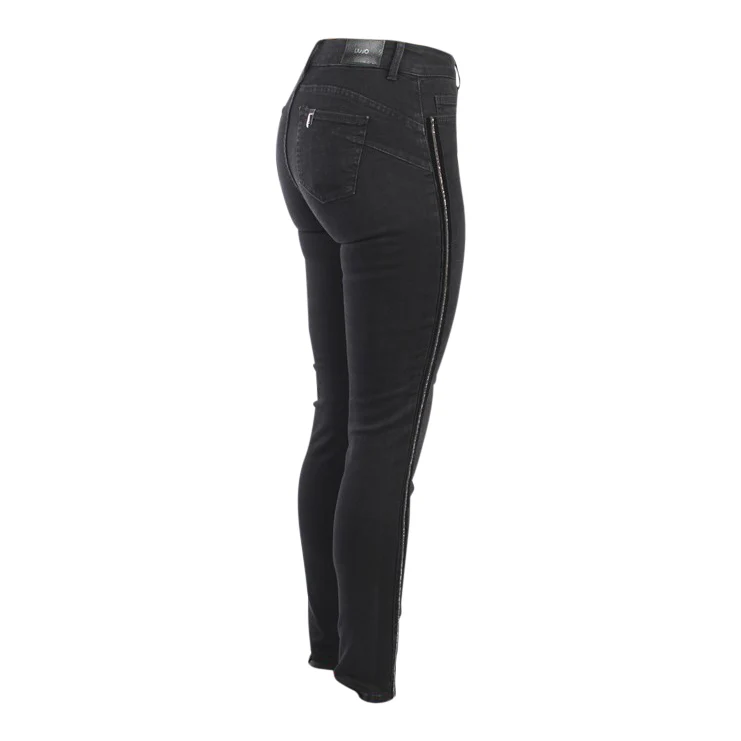 Sort Divine jeans m/paljett - Image 4