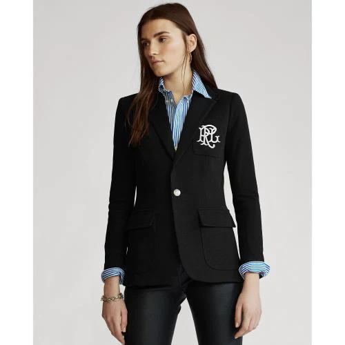 Sort Double Knit Jacuard Blazer - Image 3