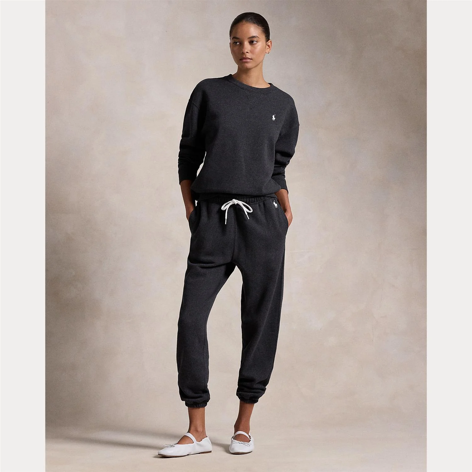 Sort Fleece Athletic Pant - Image 2
