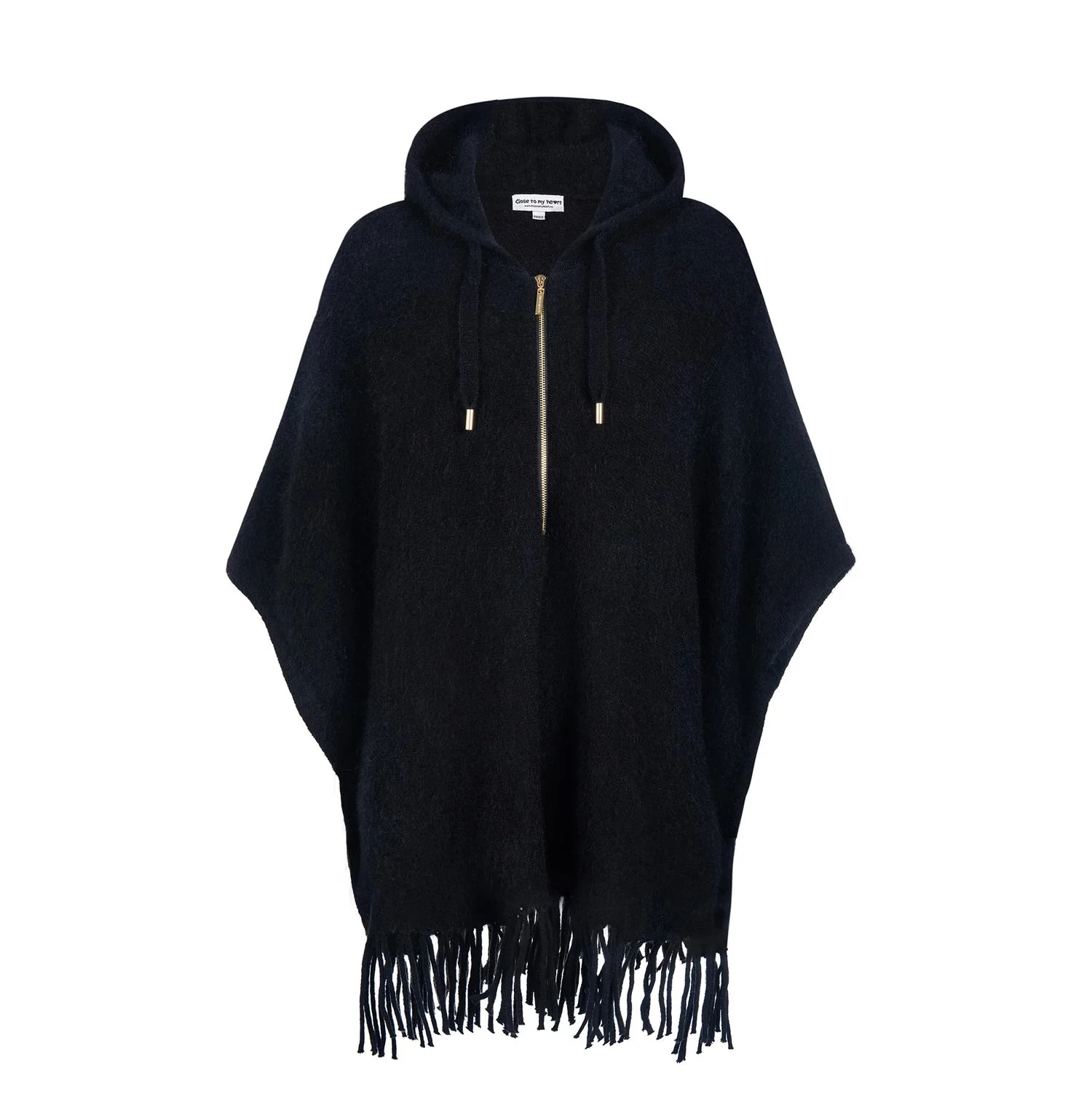 Sort Ilse Poncho