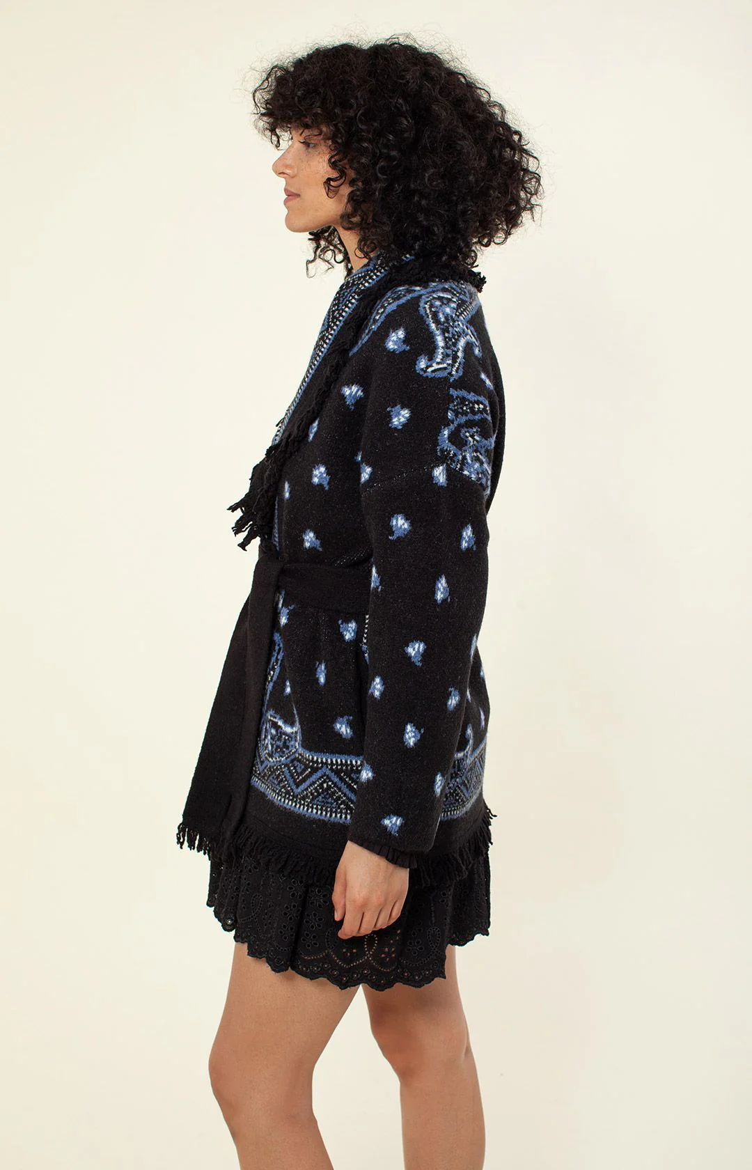 Sort Jacqueline Cardigan - Image 2